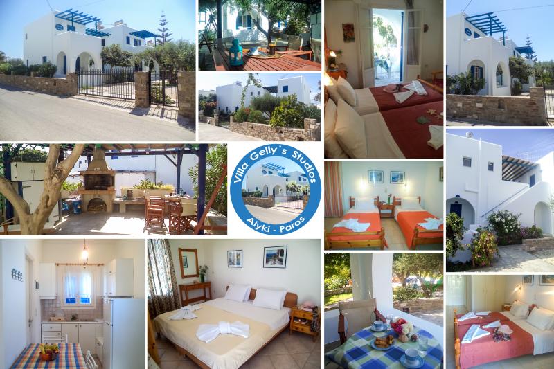 ΠΑΡΑΘΑΛΑΣΣΙΑ ΕΝΟΙΚΙΑΖΟΜΕΝΑ ΔΩΜΑΤΙΑ VILLA GELLY'S STUDIOS ΑΛΥΚΗ ΠΑΡΟΣ ΚΥΚΛΑΔΕΣ